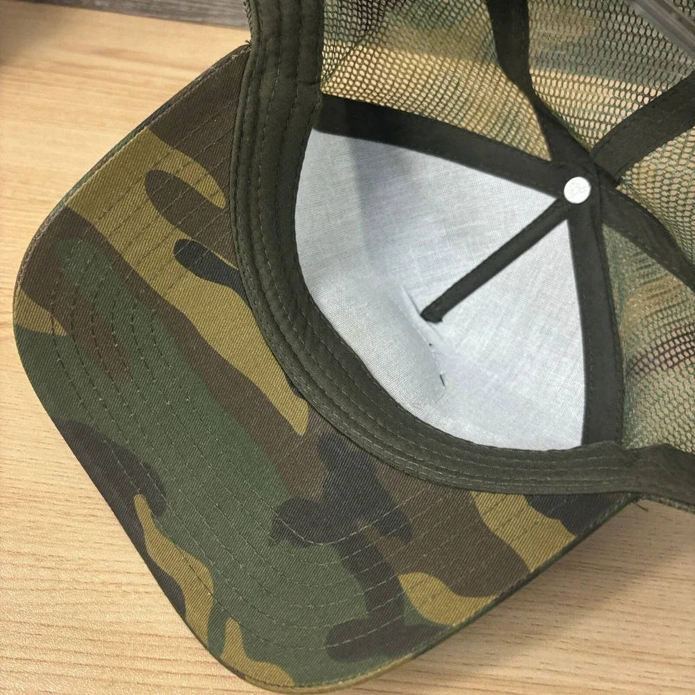 Vintage Camo Hat Cap Snapback Green Brown‎ Camo NowSpect Outdoors